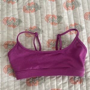 P’tula XS deep magenta sports bra